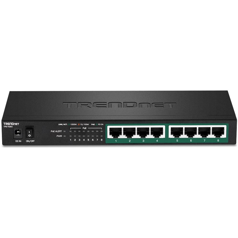 Tpe-tg83 Switch Di Rete Non Gestito Gigabit Ethernet (10/100/1000) Supporto Power Over Ethernet (poe) Nero - Foto 2