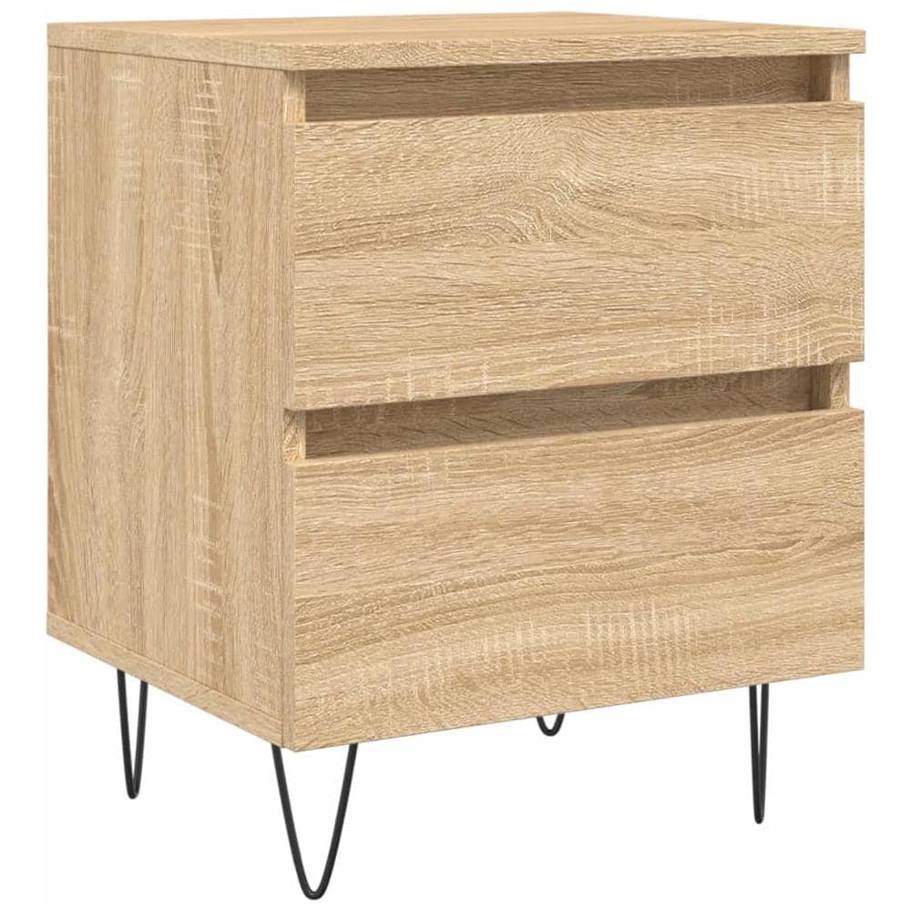 Comodino Rovere Sonoma 40x35x50 Cm In Legno Multistrato - Foto 2