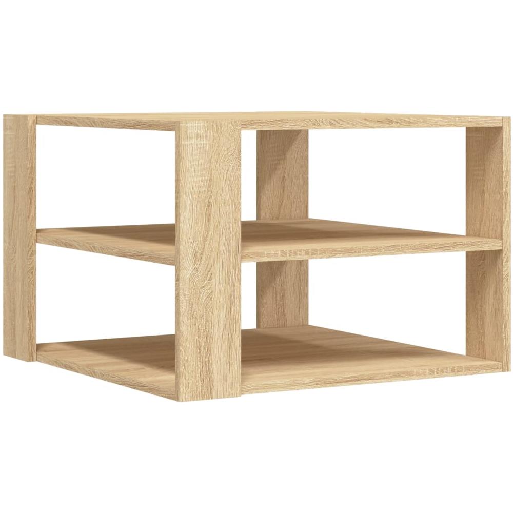 Tavolino Salotto Rovere Sonoma 59,5x59,5x40cm Legno Multistrato - Foto 2
