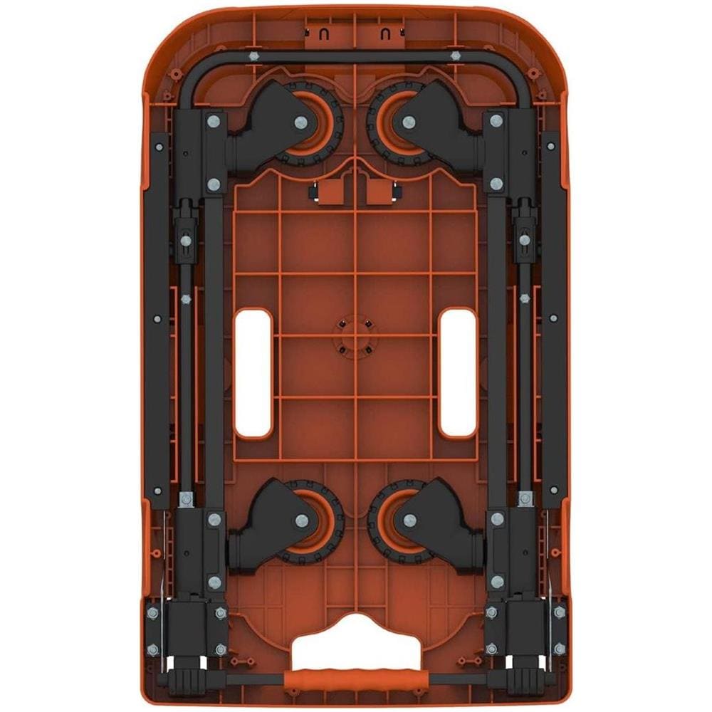 Carrello Piattaforma per Trasporto Portata 90kg Pieghevole con Manico Regolabile - Foto 2