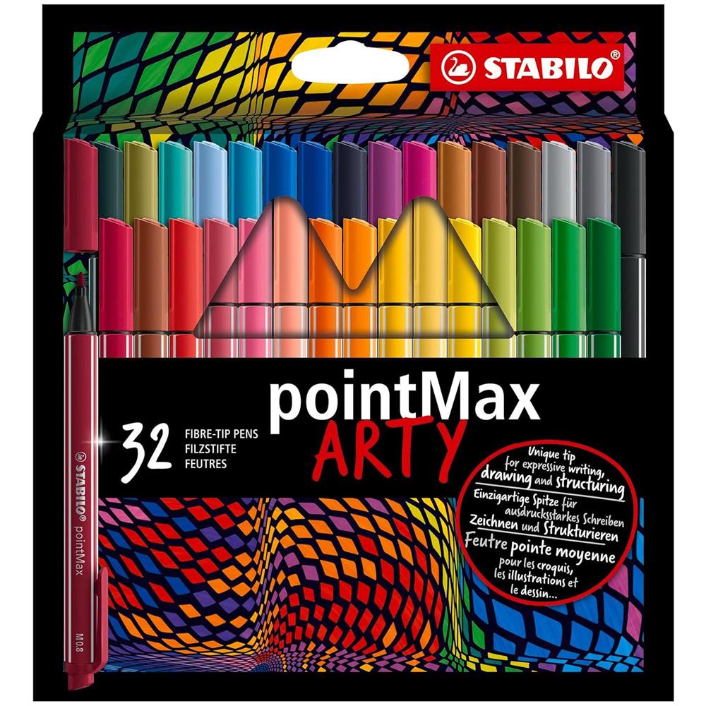pointMax - Fineliner Premium - ARTY - Astuccio da 32 - Colori assortiti - Foto 1