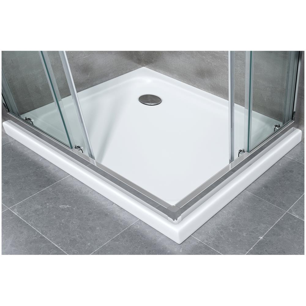 Box Doccia Angolare, Scorrevole, Vetro Easy-clean, 80 X 130 Cm - Foto 2