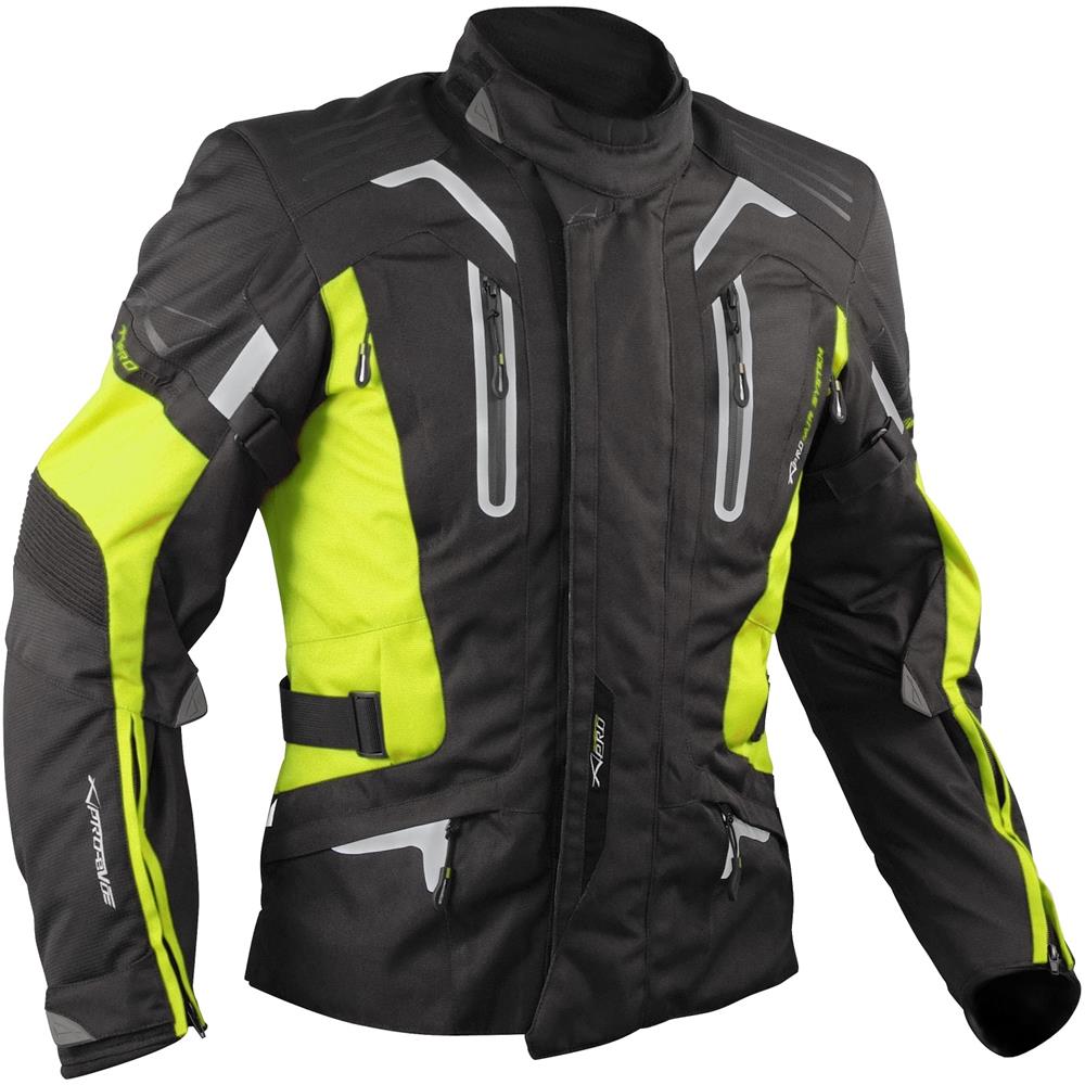 Giacca Moto 3 Strati Termica Impermeabile Sfoderabile Protezioni Ce Fluo Xl - Foto 1