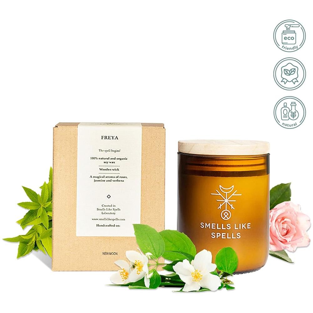 Candela Profumata Soywax (rosa, Verbena, Gelsomino) Per L'amore E Collaborazione - Foto 1