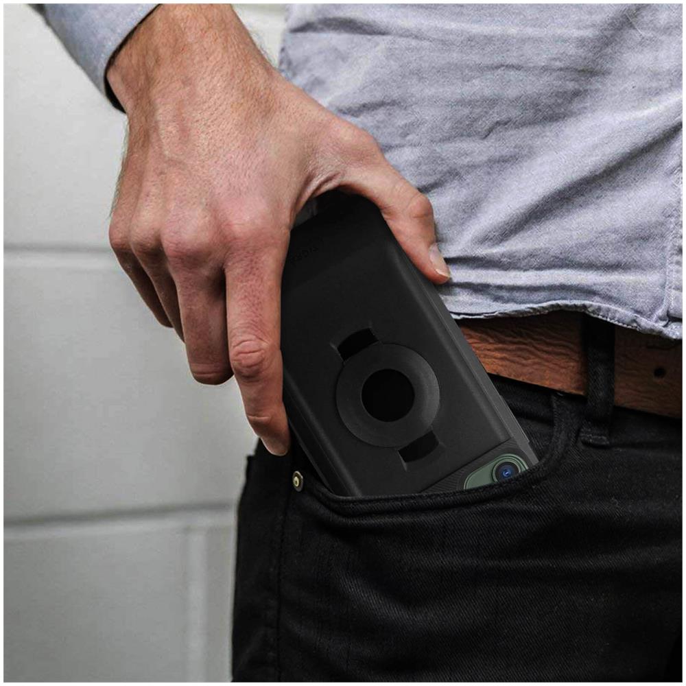 Cover Iphone 11 Semi-rigida Magnetico / meccanico Fitclic Neo Nero - Foto 2
