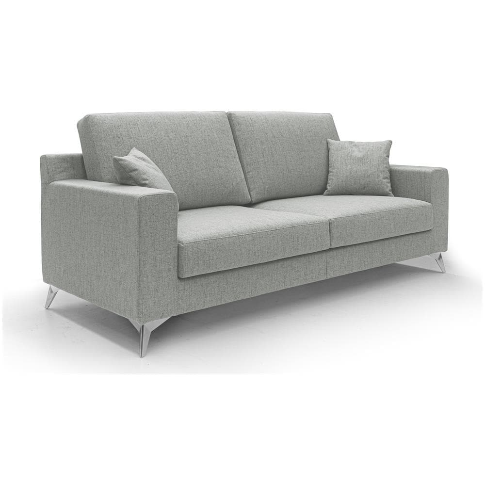 Divano 2 Posti Vertigo Made In Italy 146 Cm Grigio Chiaro - Foto 2
