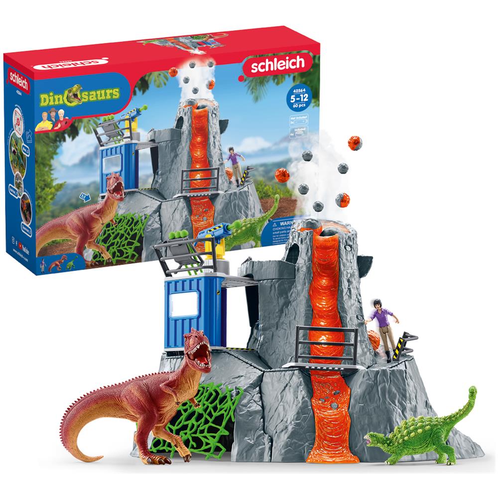Dinosauri Schliech-S 42564 Grande Spedizione Sul Vulcano - Foto 2