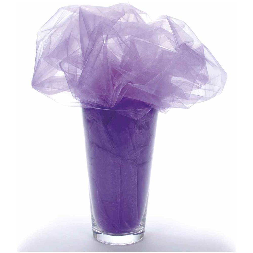 Telo In Organza Decorativo 3 X 1,45 Metri Color Lilla - Foto 1