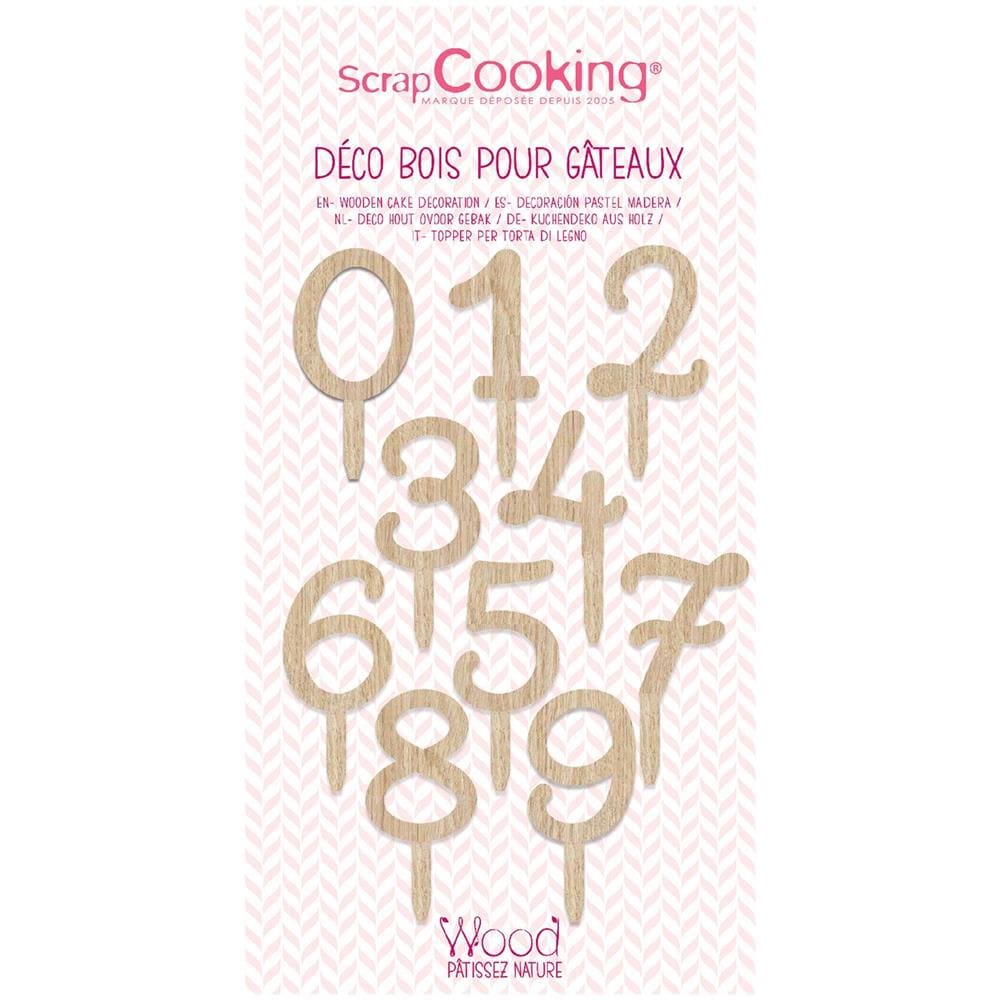 Topper Di Legno Per Torte - Figure Da 0 A 9 - Foto 2