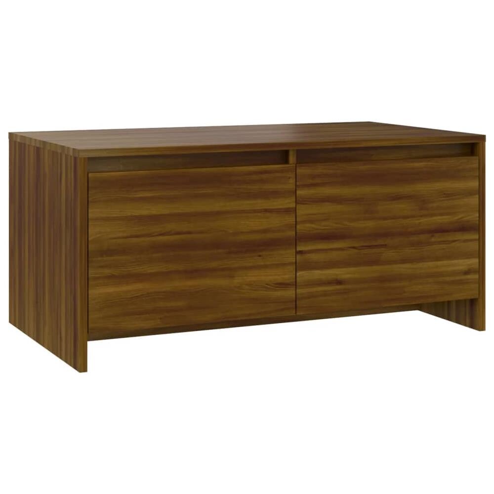 Tavolino da Salotto Rovere Marrone 90x50x41,5 cm in Truciolato - Foto 2