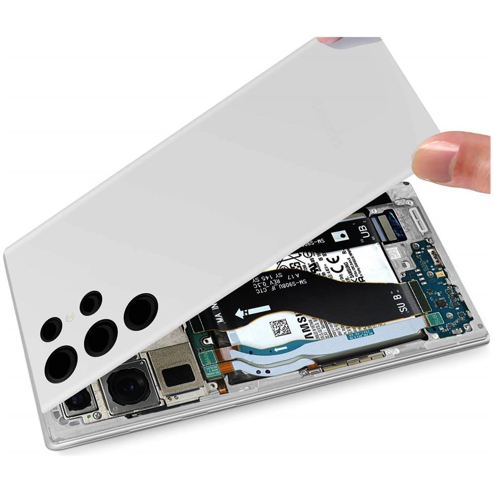 Copribatteria Galaxy S22 Ultra Originale Phantom White - Foto 4