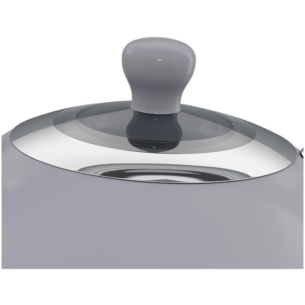Bollitore Elettrico 1,8 L Design Vintage Acciaio Inossidabile 3000W Colore Grigio - Foto 6
