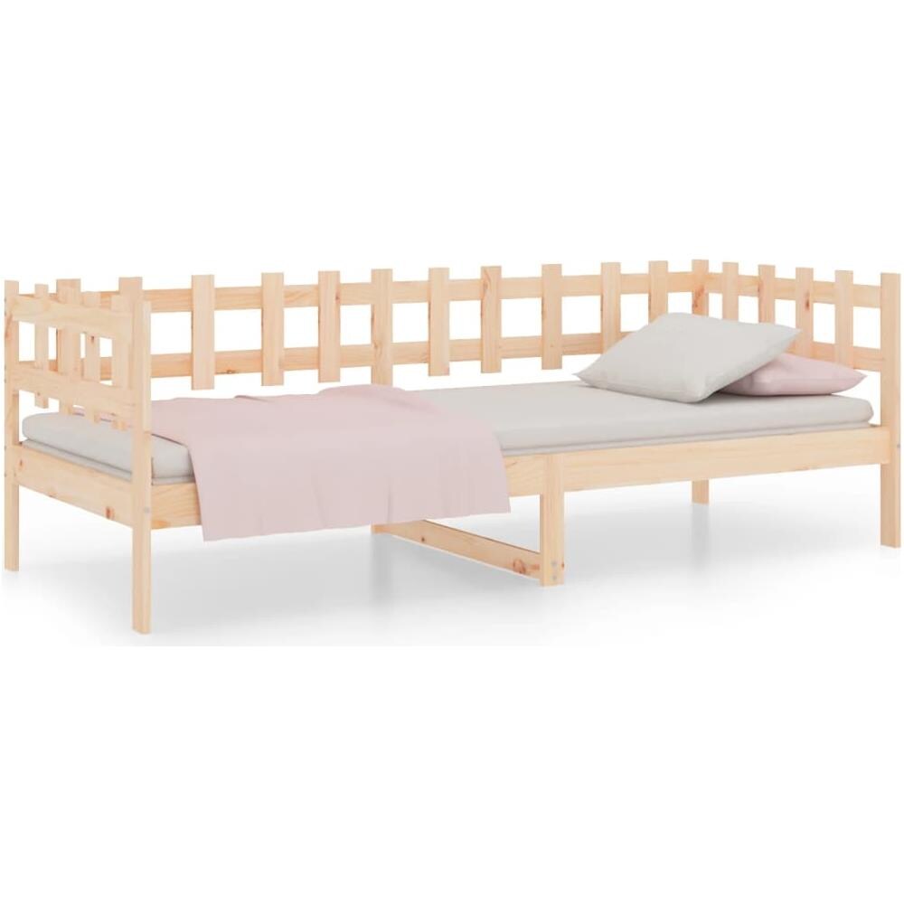 Dormeuse 90x190 Cm In Legno Massello Di Pino - Foto 2