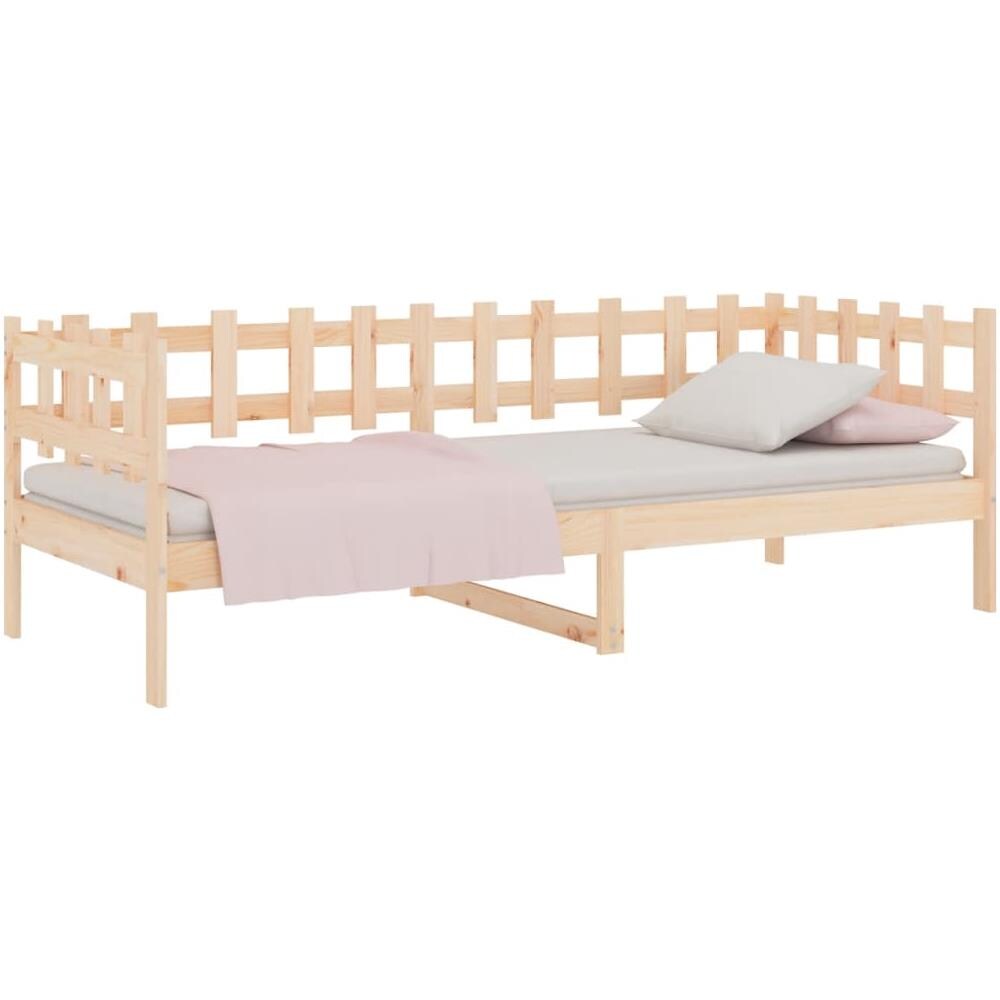 Dormeuse 90x190 Cm In Legno Massello Di Pino - Foto 3