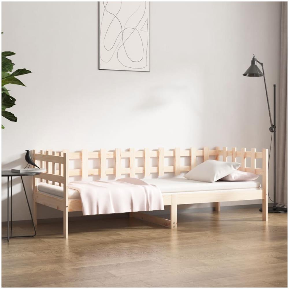 Dormeuse 90x190 Cm In Legno Massello Di Pino - Foto 1