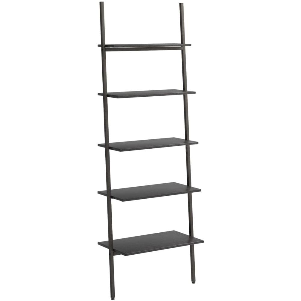 Scaffale Pendente A 5 Livelli Nero 64x34x185,5 Cm - Foto 2