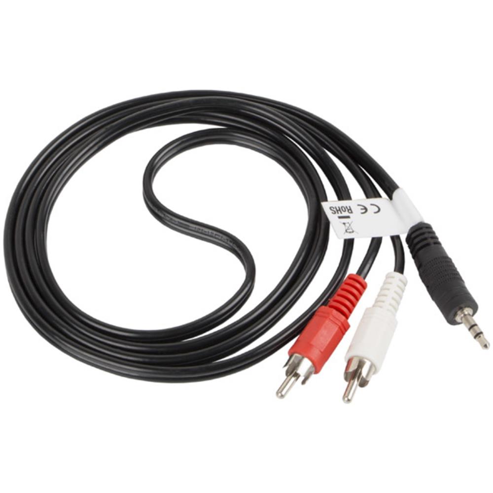 Cavo Stereo Da 1,5 M Con Connettore Maschio Jack Da 3,5 Mm A Due Connettori Rca Maschio - Foto 3