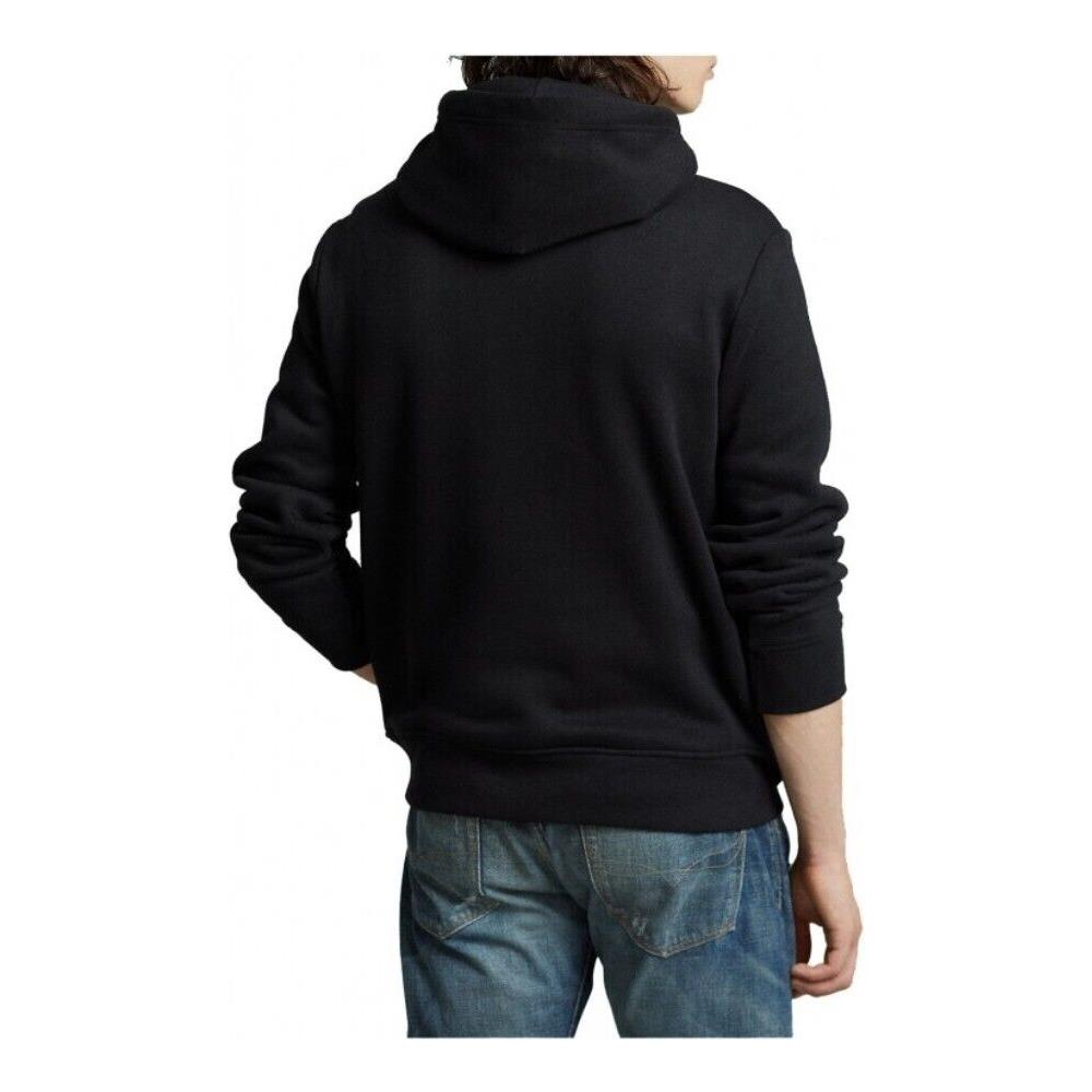 Felpa Con Cappuccio Nero Logo Big Pony Tg S - Foto 6