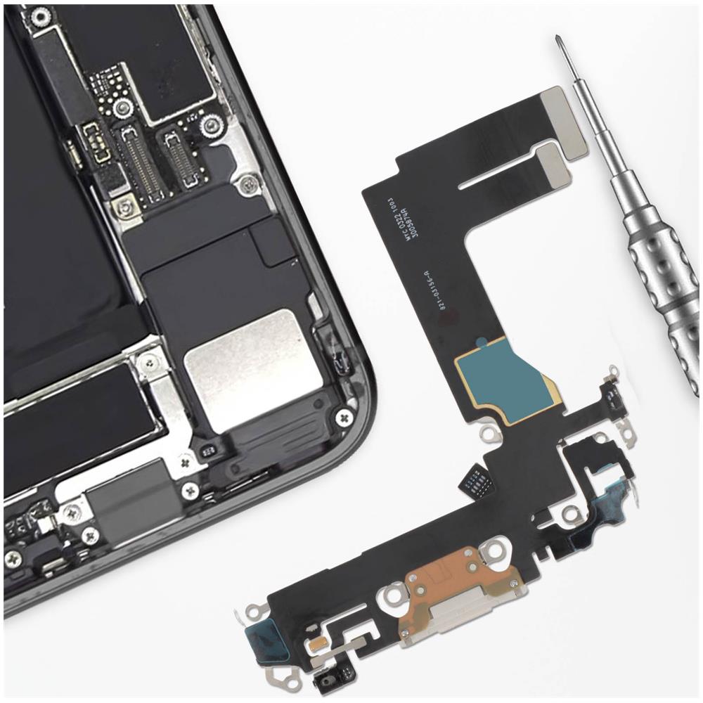 Connettore Di Ricarica Lightning Per Iphone 13 Mini Con Microfono, Bianco - Foto 4