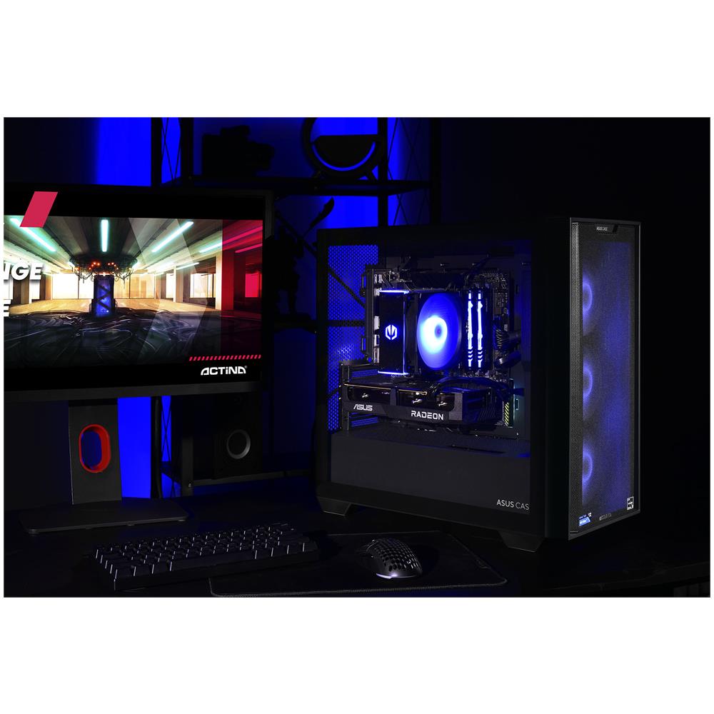 Pc Desktop 5901443335832 AMD Ryzen™ 5 5600 6 Core 3.5 GHz Ram 16 GB SSD 1 TB AMD Radeon RX 7600 8 GB 7 x 3.2 Gen 1 Type A 1 x 3.2 Gen 1 Type C Windows 11 Pro - Foto 18