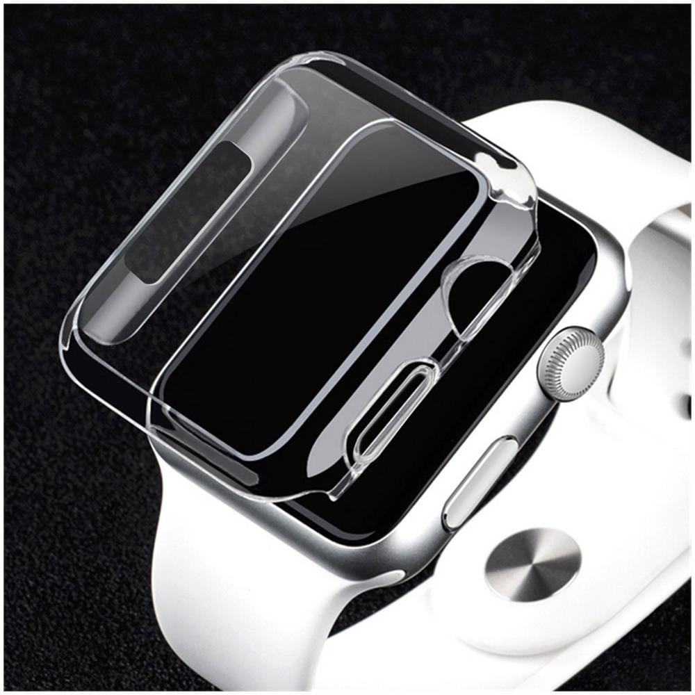 Cover Apple Watch 40mm Protezione Schermo Silicone Anti-graffio - Trasparente - Foto 5