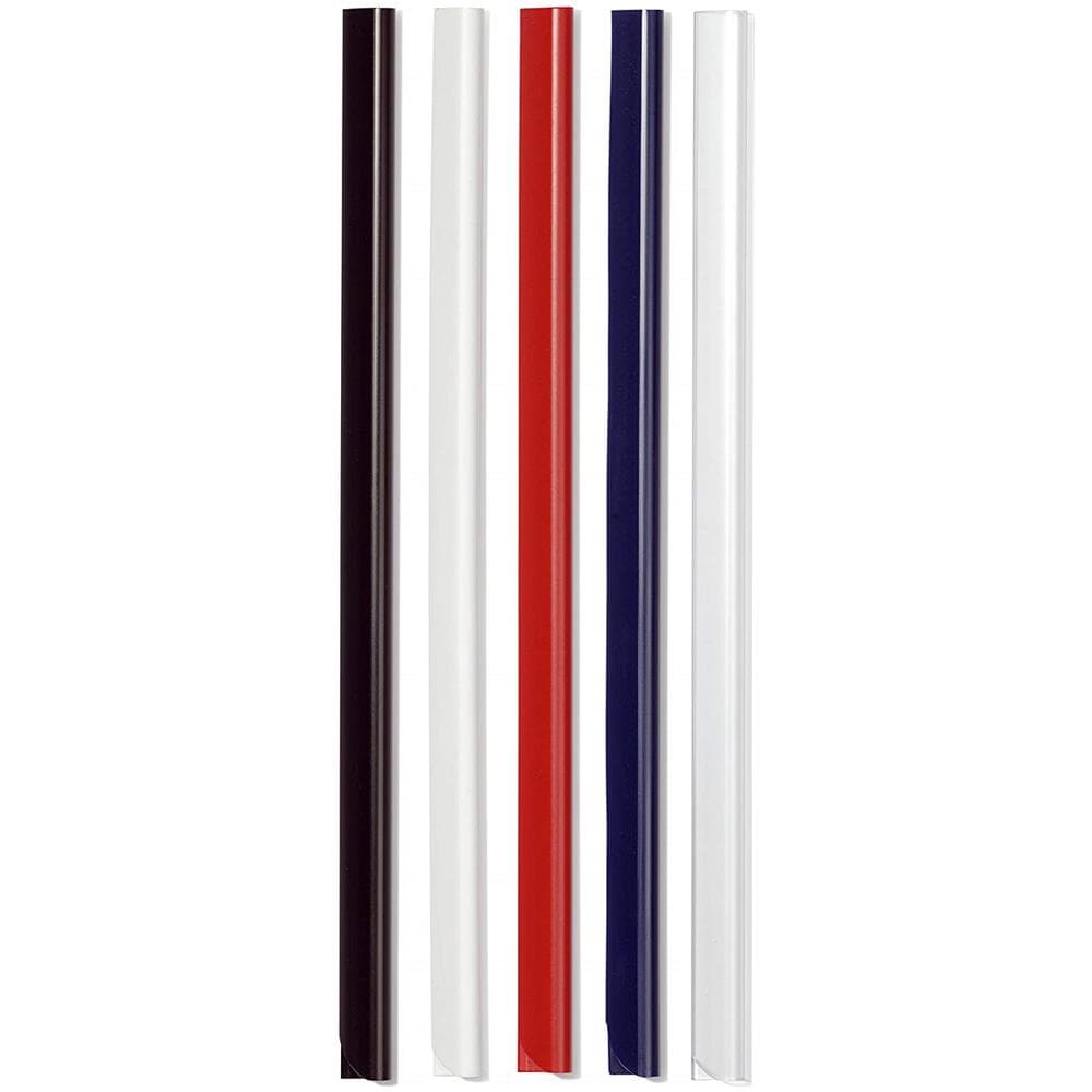 293003 - Dorsi Per Rilegatura, Formato A4, Capacitã Massima 30 Fogli Circa, Confezione Da 50, Colore: Rosso - Foto 2