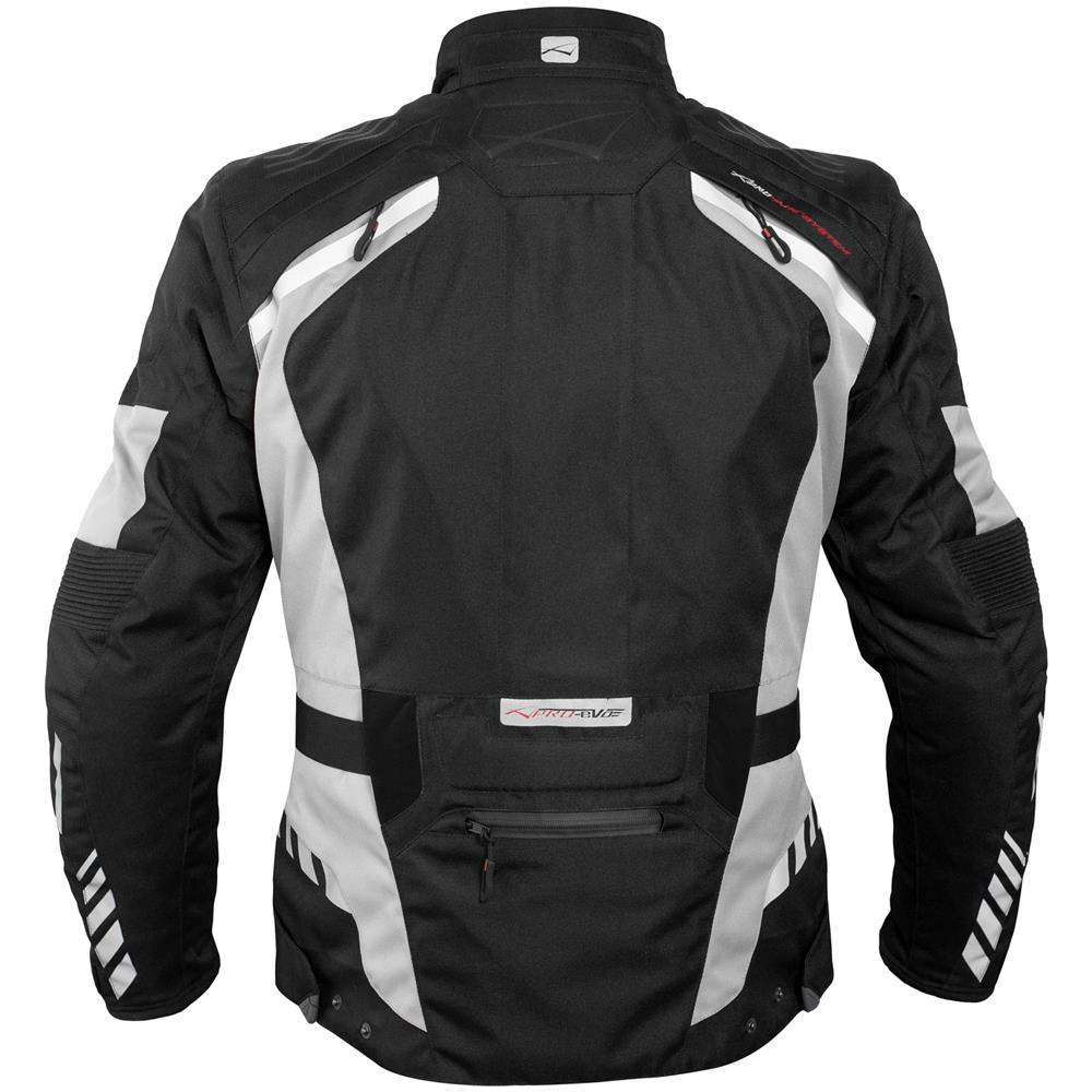 Giacca Moto 3 Strati Termica Impermeabile Sfoderabile Protezioni Ce Grigio Xxl - Foto 2