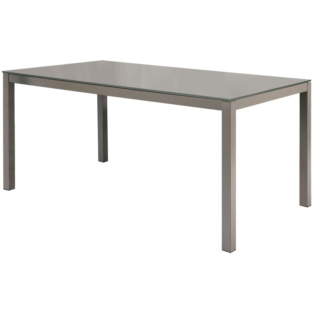 Bennett - Tavolo Da Pranzo Moderno Allungabile In Acciaio E Vetro - Foto 1