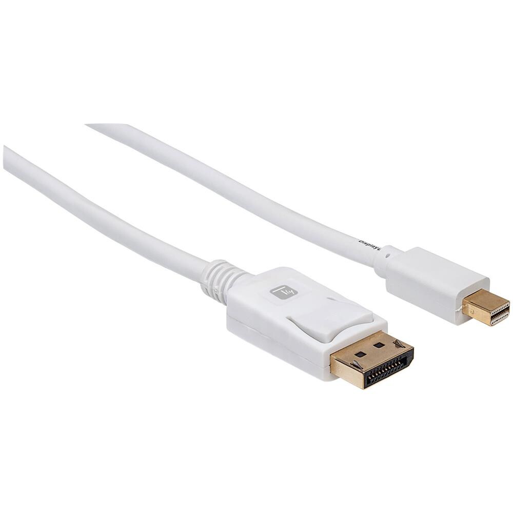 Cavo Mini Displayport Maschio A Displayport Maschio 4k 60hz 3m Bianco - Foto 2