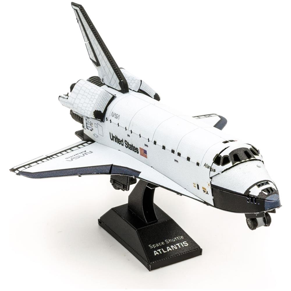 Fascinations Metal Earth Space Shuttle Atlantis Puzzle In Metallo 3d - Foto 2