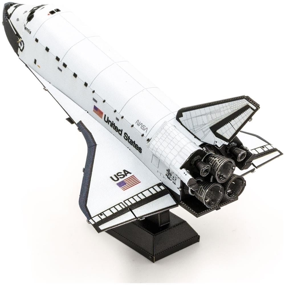 Fascinations Metal Earth Space Shuttle Atlantis Puzzle In Metallo 3d - Foto 5