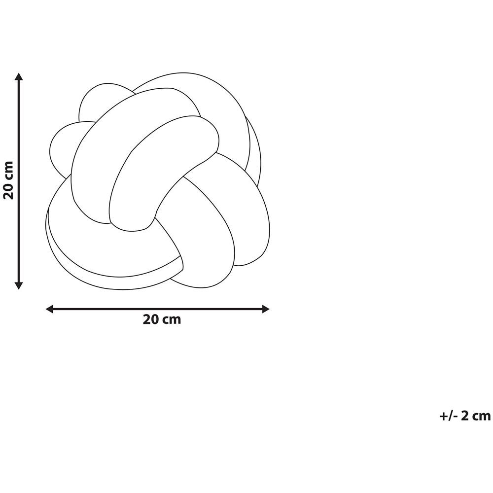 Cuscino A Nodo 20 X 20 Cm Verde Malni - Foto 2