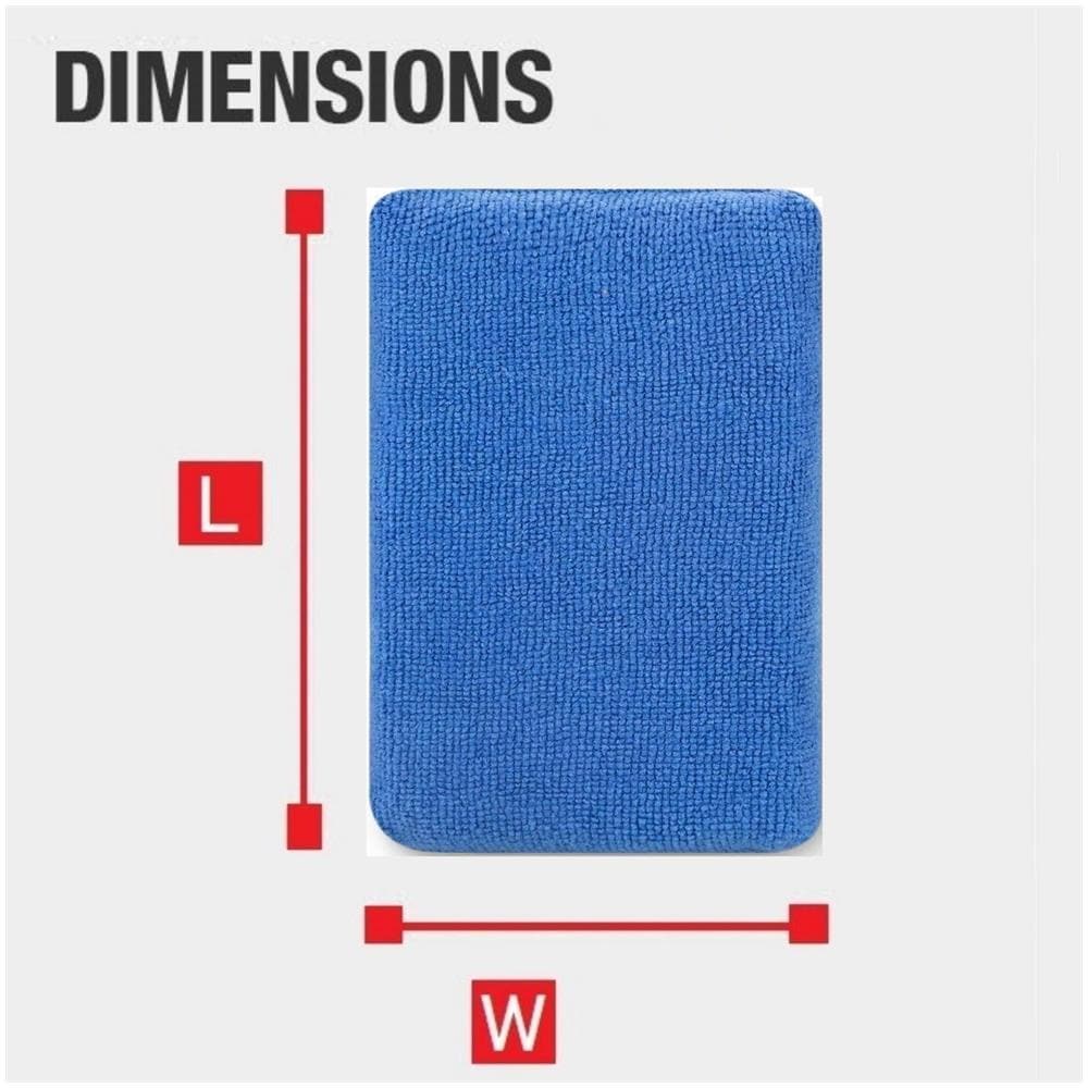 Finestra Microfibra Assorbente Auto Disappannamento Pad Parabrezza Specchi Vetro Microfibra Spugna Di Pulizia Fendinebbia Remover Pads (pacchetto Di 2) - Foto 4