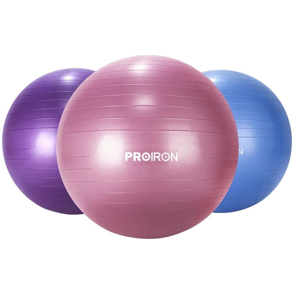 Palla Per Esercizi Yoga Balance Ball, Diametro: 55 Cm, Spessore: 2 Mm, Rosso, Pvc - Foto 1