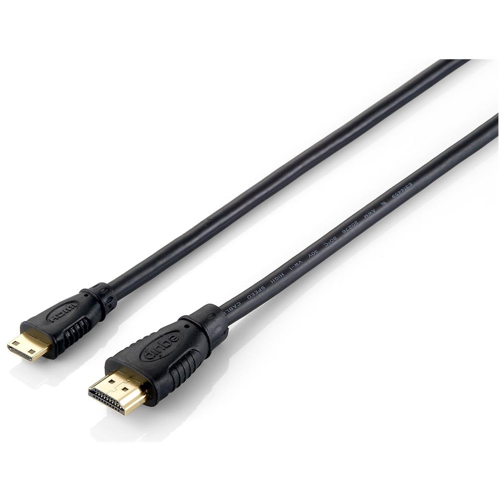 HDMI w / Ethernet, A / C, 1m, 1m, HDMI, Mini-HDMI, HDMI A / C - Foto 2
