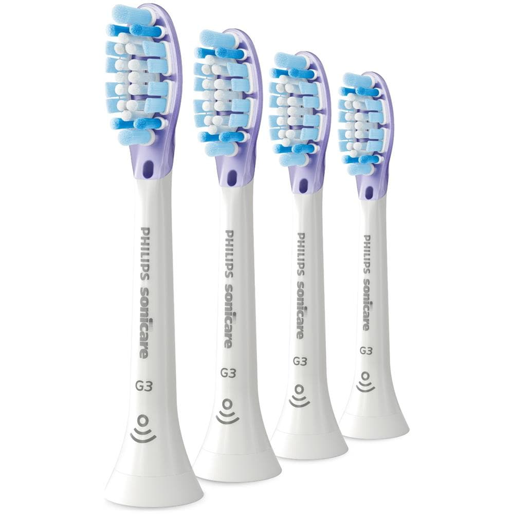 Sonicare HX9054/17 Testine Premium Gum Care per la Cura delle Gengive, 4 Pezzi, con RFID, Bianco - Foto 1
