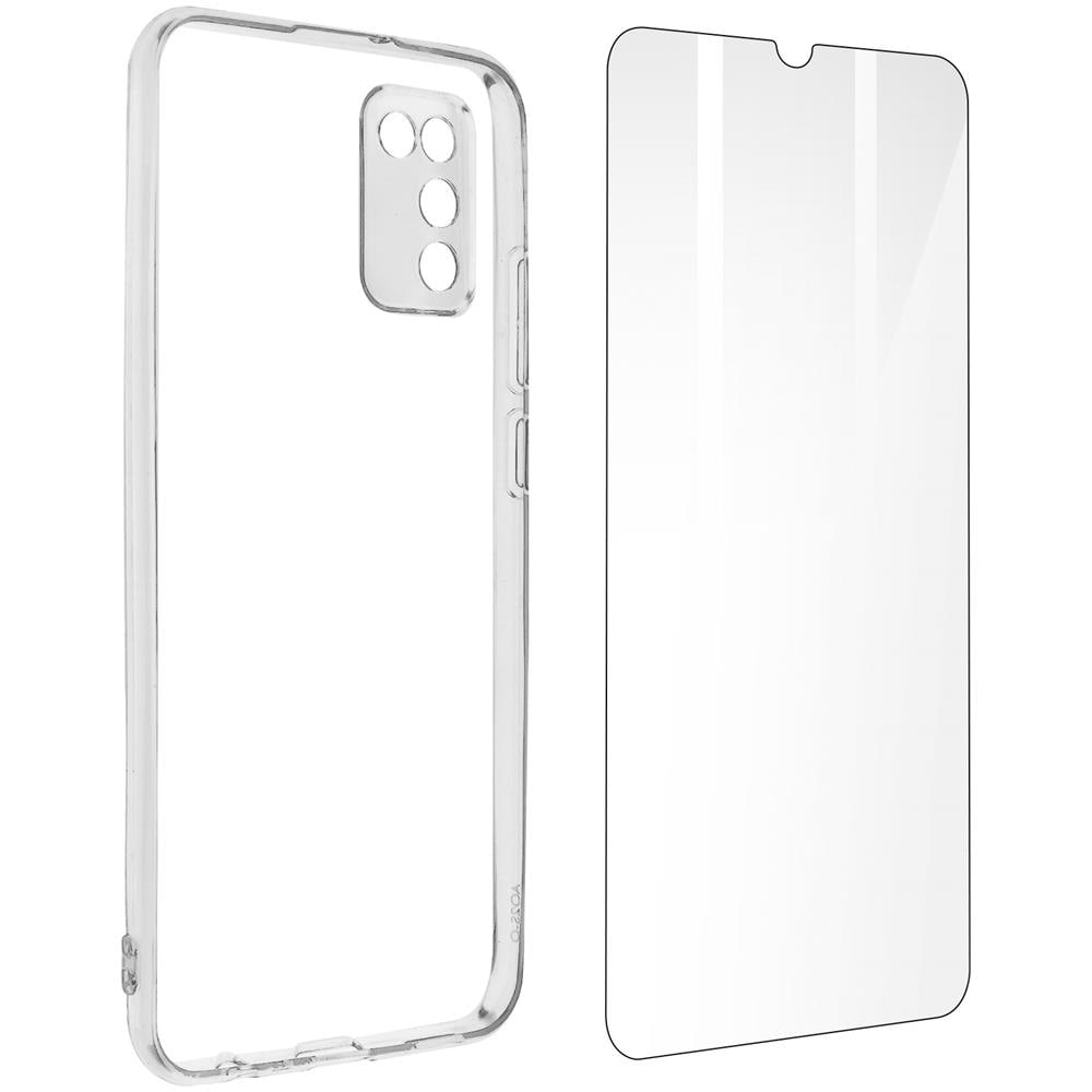 Cover Silicone Samsung Galaxy A02s + Vetro Temperato Trasparente - Foto 1