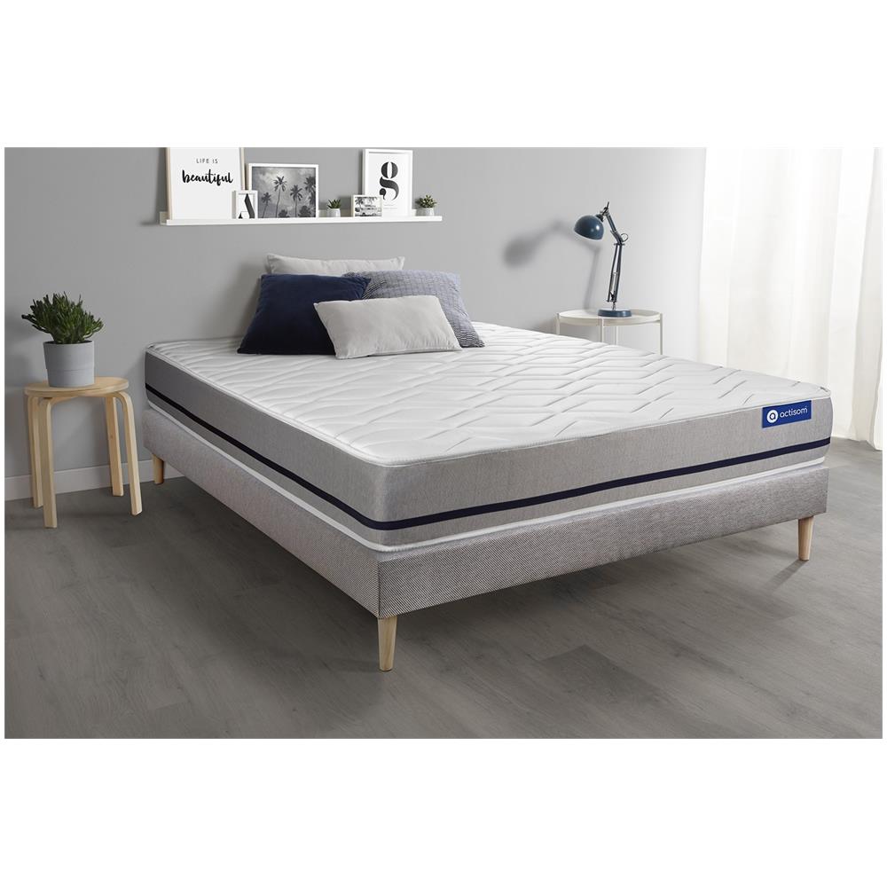 Kit Rete E Materasso Actimemo Soft 130x210cm - Spessore : 20cm- Memory Foam - Moderatamente Rigido - Foto 1