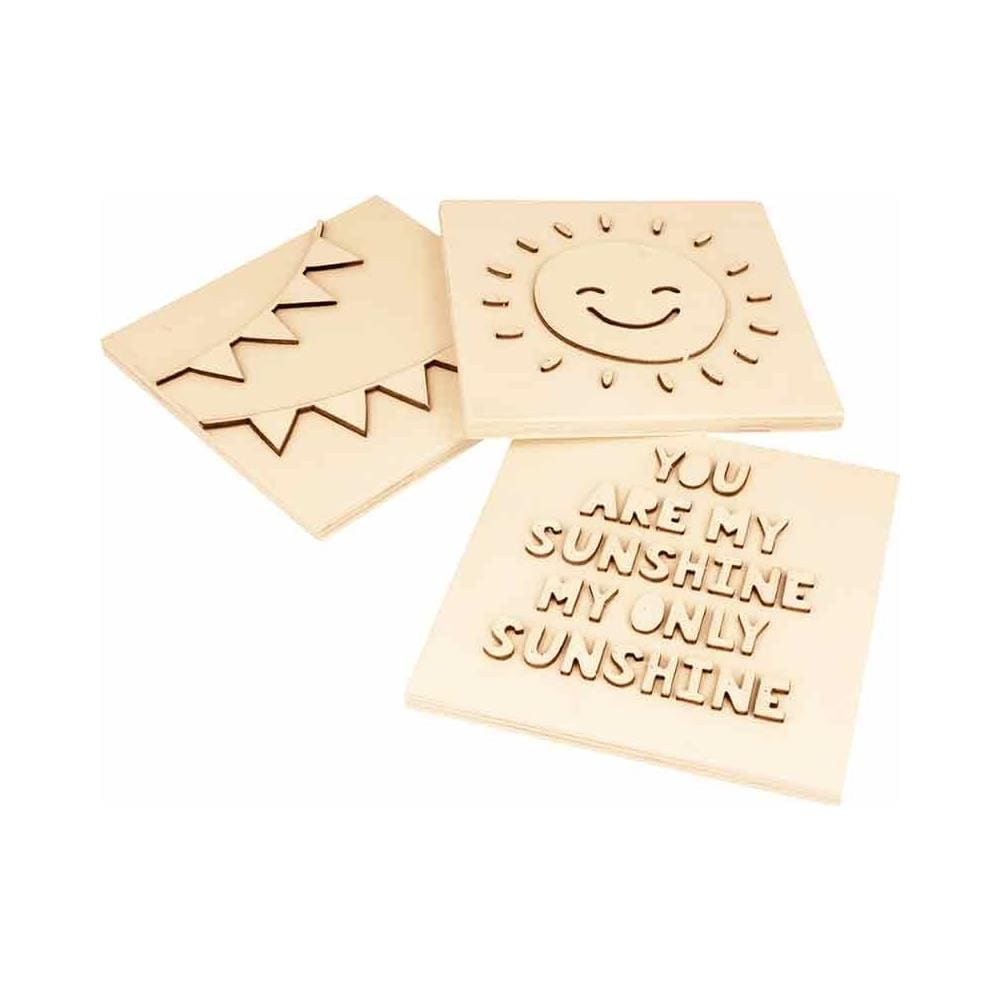 3 Piatti In Legno In Legno - 15 X 15 Cm (non Solo Soli) - Foto 1