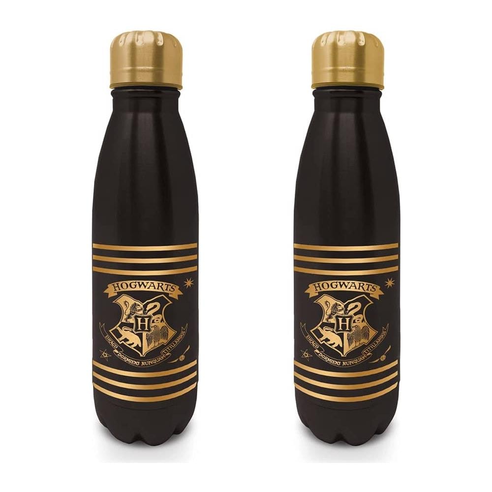Harry Potter - Borraccia In Metallo Nero E Oro - Foto 3