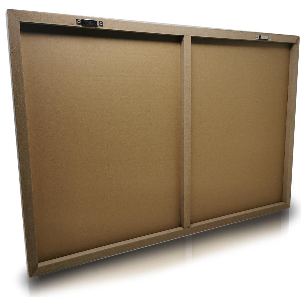 Lavagna Magnetica Stampa Marmo Nero 60x40 Cm 1 Pennarello Cancellabile 5 Magneti - Foto 2