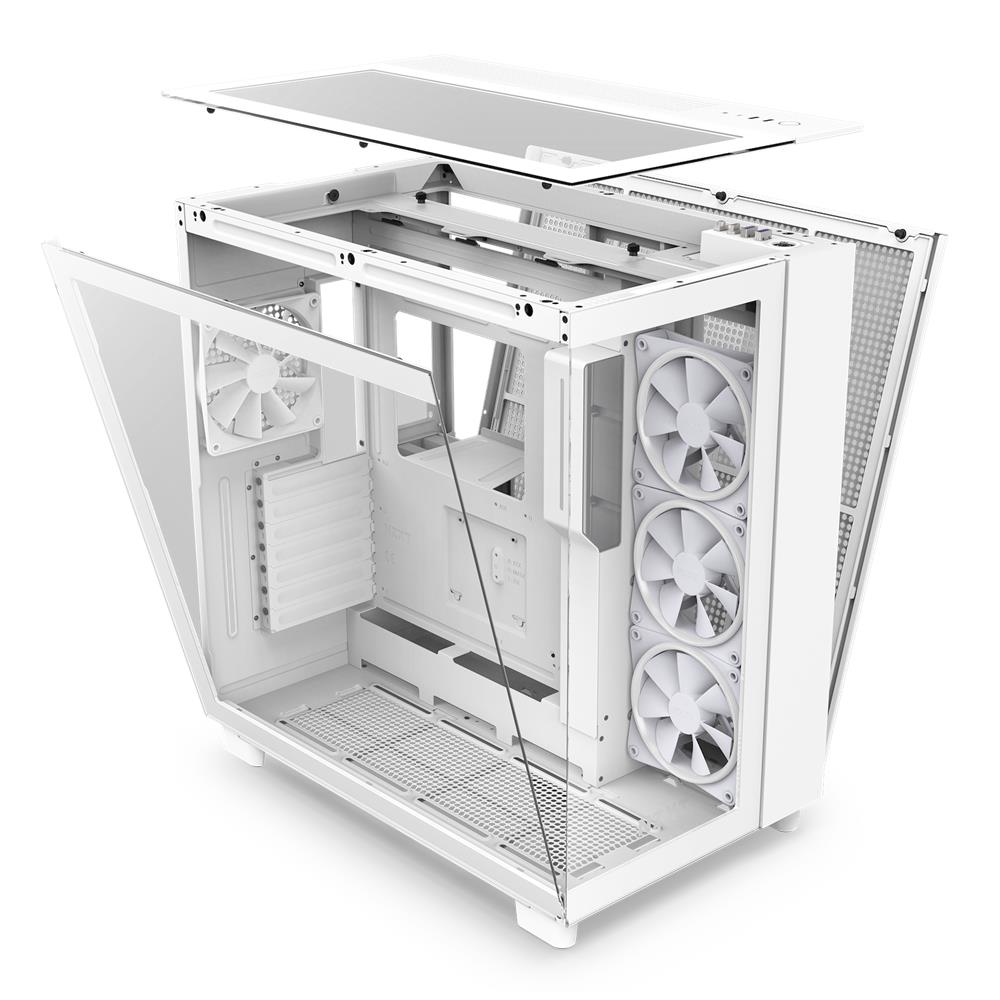 Case H9 Elite Midi Tower ATX, micro ATX, Mini-ITX 3 Porte USB 3.2 Colore Bianco (Finestrato) - Foto 6