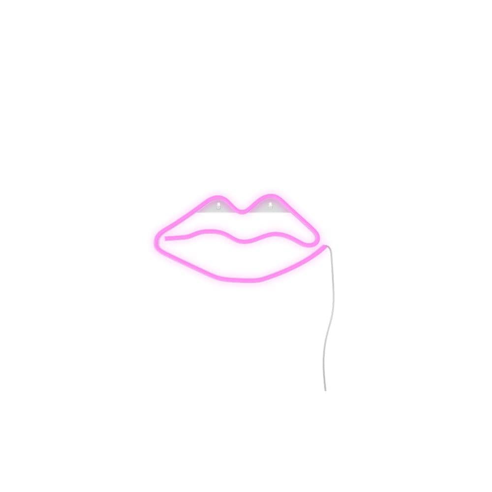 Lips Figura luminosa decorativa Rosa LED 1,38 W - Foto 1