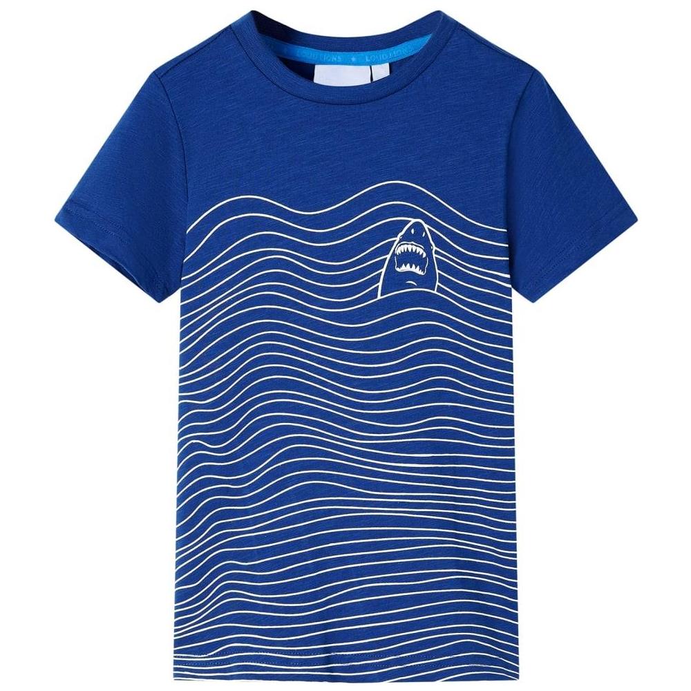 Maglietta per Bambini Blu Scuro 128 - Foto 1