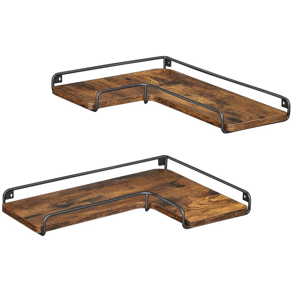 SHELVES 2 pezzi Mensole da parete rustiche per soggiorno x2 - Foto 1