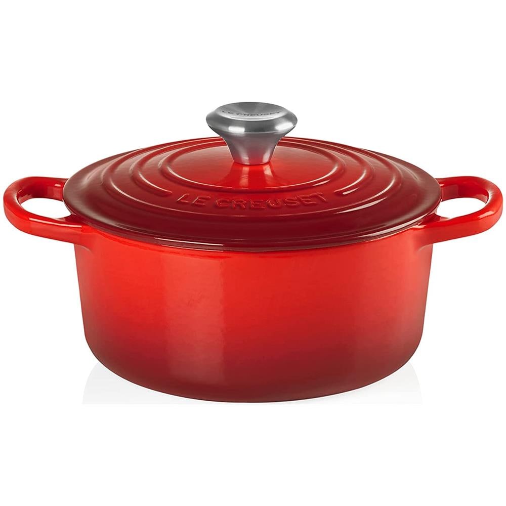 Casseruola tonda ghisa 20cm evolution rosso ciliegio cocotte - Foto 4