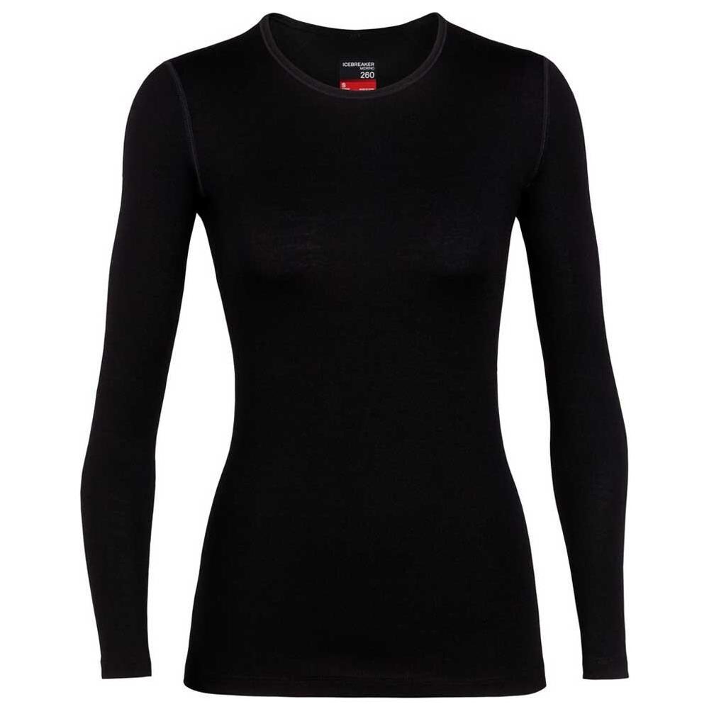 Magliette Icebreaker 260 Tech L / s Crewe Abbigliamento Donna L - Foto 1