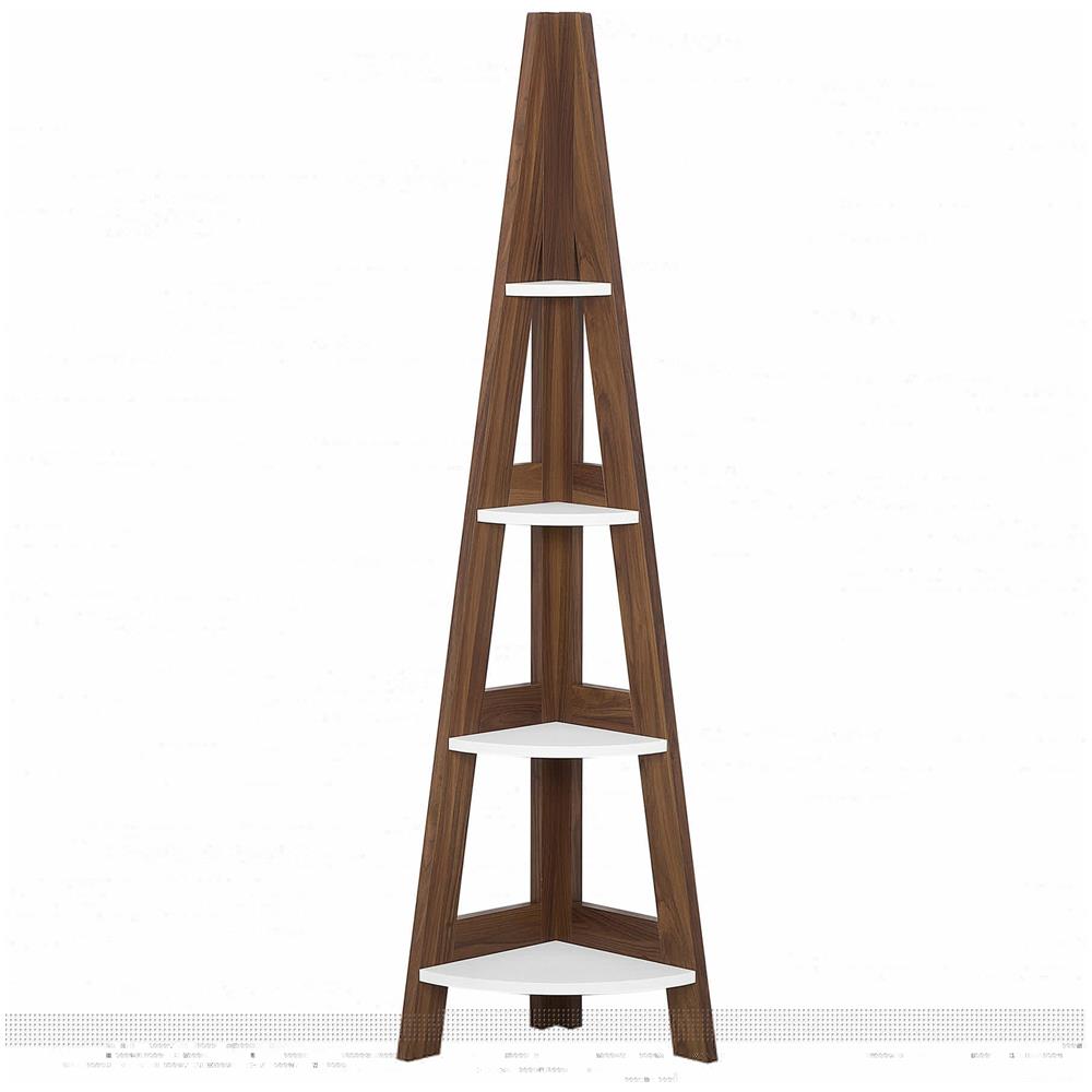 Scaffale Libreria Marrone E Bianco Mobile Solo - Foto 1