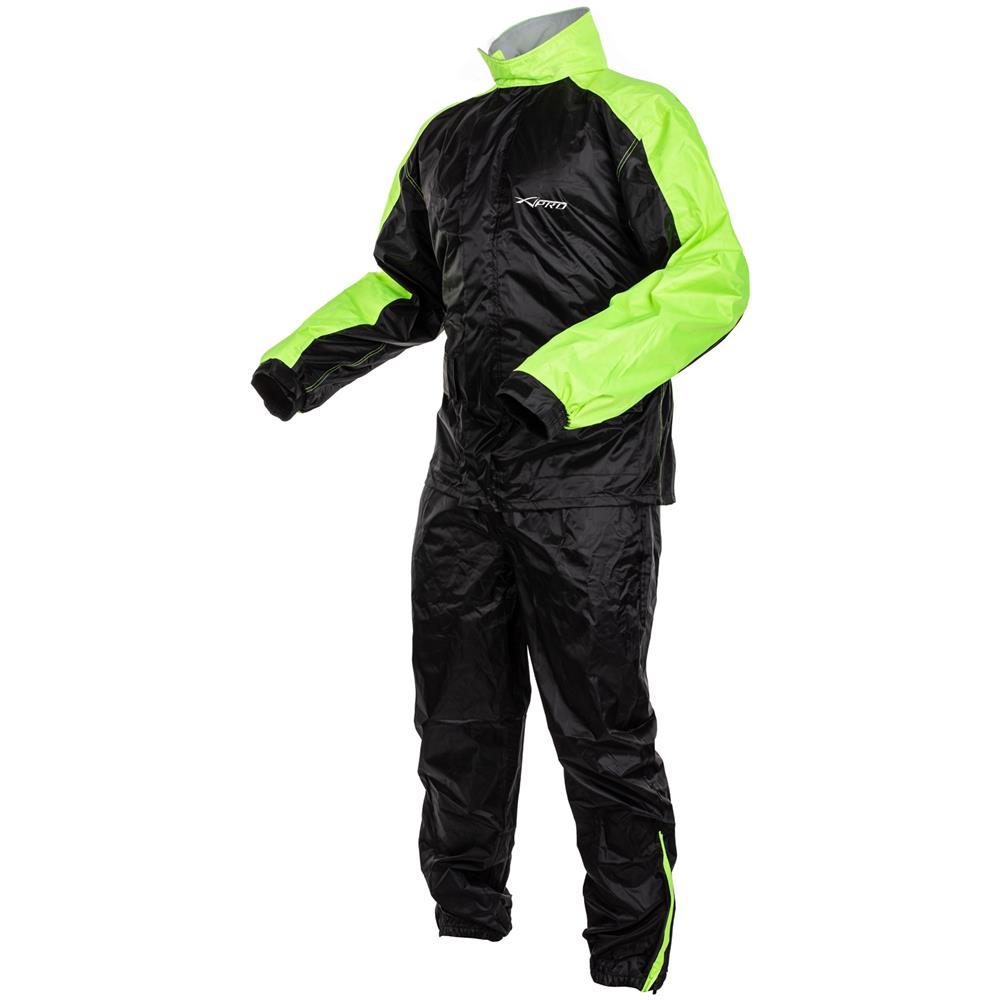 Giacca Pantaloni Impermeabile Antipioggia Scooter Alta Visibilità Moto A-PRO