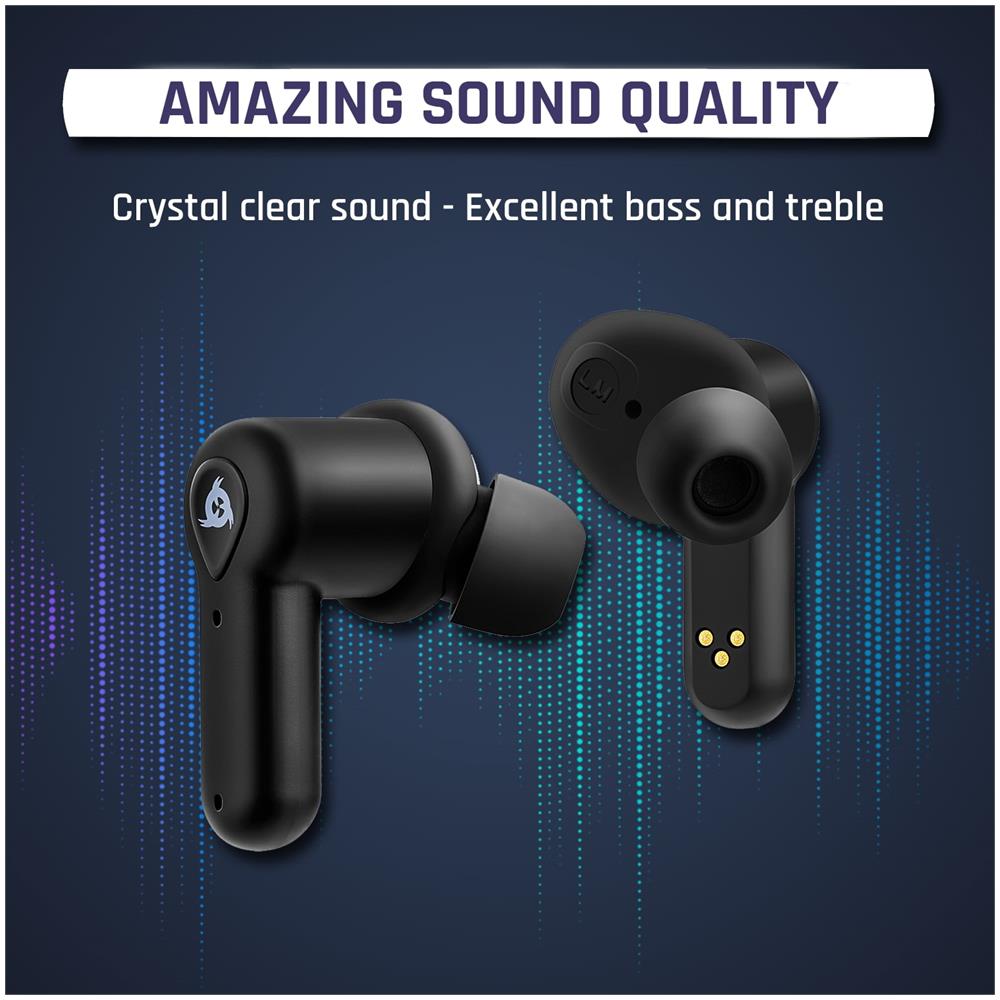 Pods - Auricolari Bluetooth Wireless + Suono Di Alta Qualità + Eccellente Isolamento + Associazione Semplice E Rapida + Batteria A Lunga Durata 30h + Cuffie Bluetooth Senza Fili - Foto 2